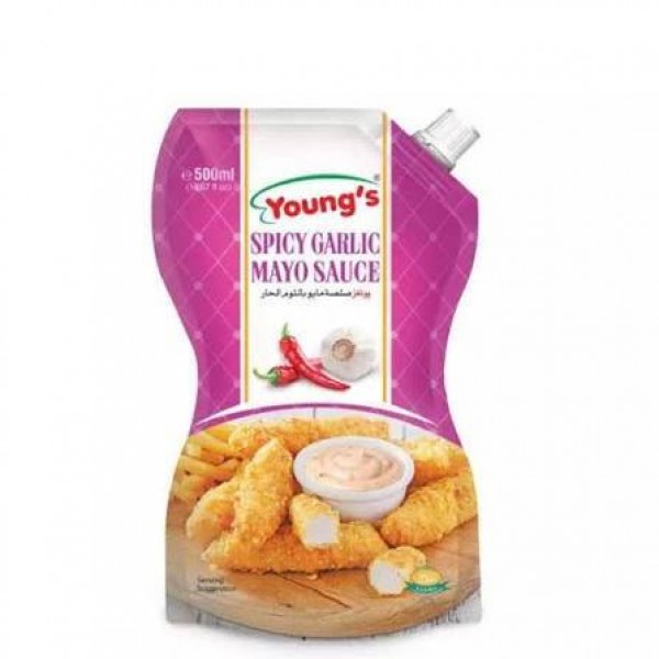 YOUNG`S SPICY GARLIC MAYO SAUCE 500ML